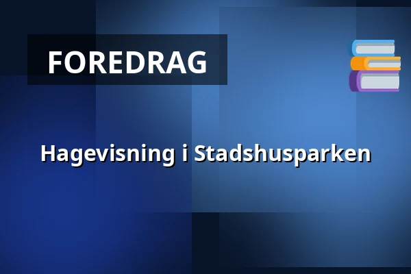 Hagevisning i Stadshusparken — Stockholms stadshus, Stockholm