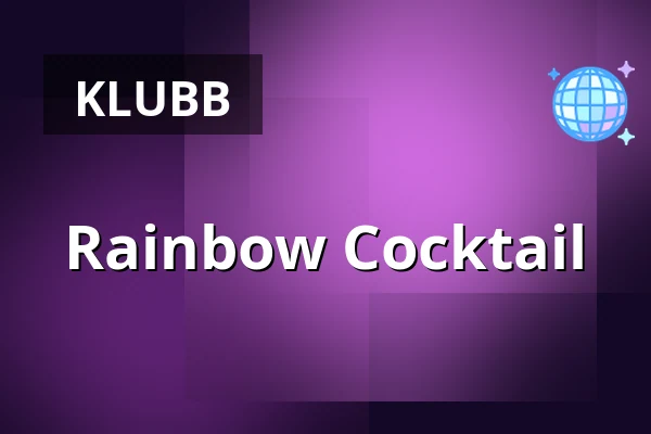 Rainbow Cocktail — Urban Deli Sveavägen, Stockholm
