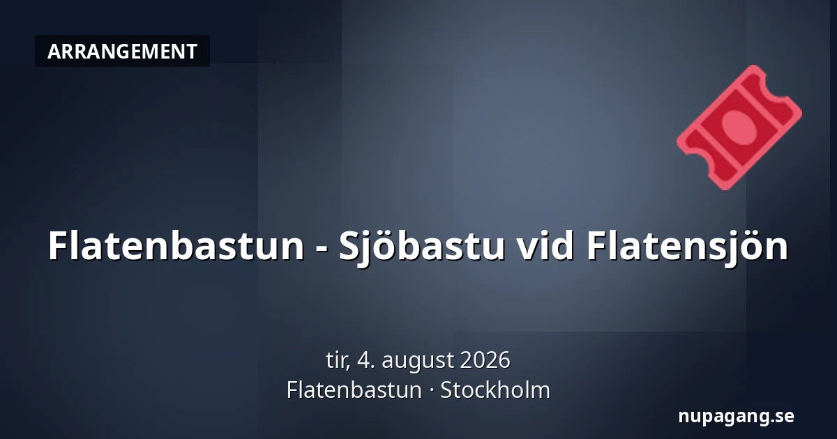 Flatenbastun - Sjöbastu vid Flatensjön — Flatenbastun, Stockholm