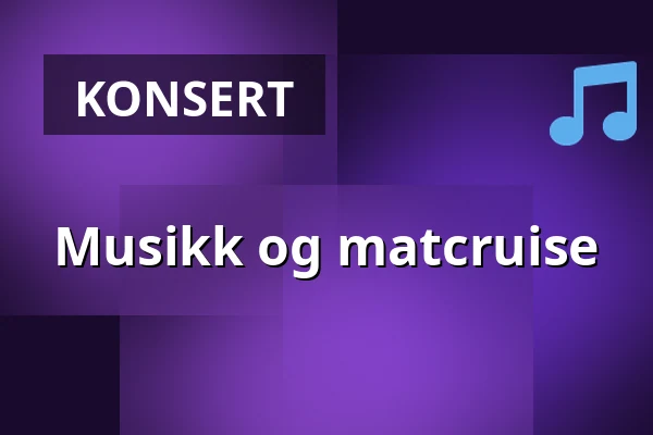 Musikk og matcruise — Kajplats 101, Stockholm