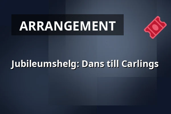 Jubileumshelg: Dans till Carlings — Flygvapenmuseum, Linköping