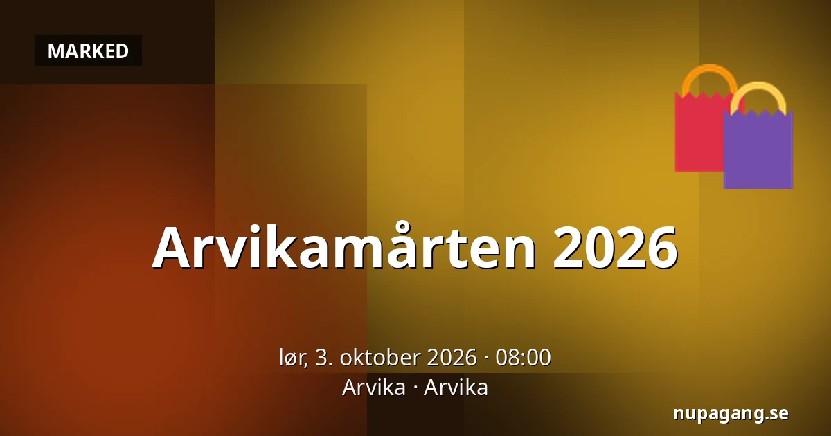 Arvikamårten 2026 — Arvika, Arvika
