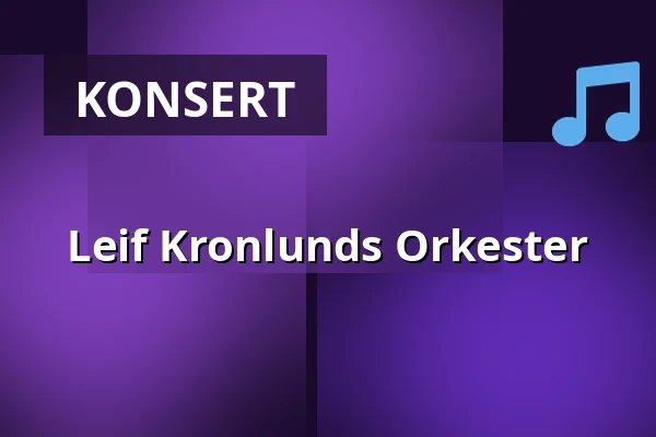 Leif Kronlunds Orkester — Nalen – Stora Salen, Stockholm, Stockholm