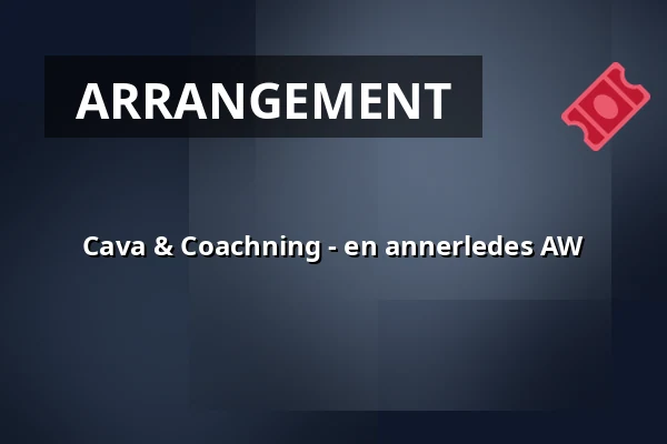 Cava & Coachning - en annerledes AW — Home Hotel Victoria, Jönköping