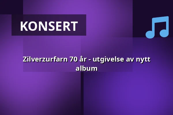 Zilverzurfarn 70 år - utgivelse av nytt album — Blackbird, Uppsala