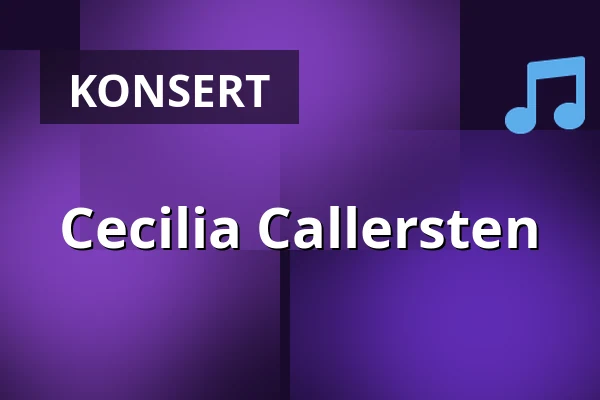 Cecilia Callersten — Musikens Hus & Hängmattan Kök & Bar, Göteborg