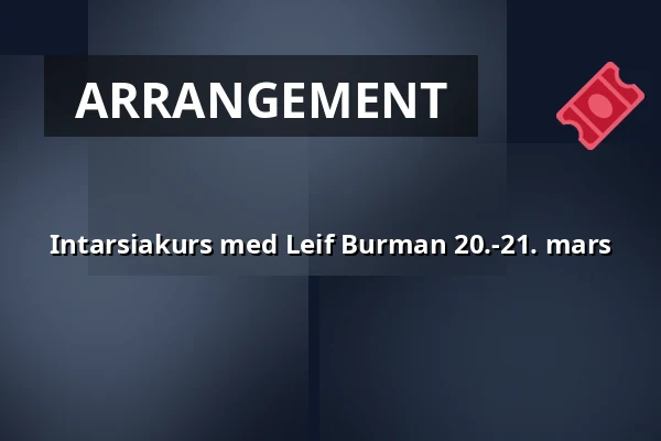 Intarsiakurs med Leif Burman 20.-21. mars — Nya verkstaden, Bodafors