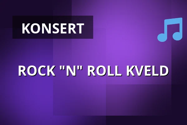 ROCK "N" ROLL KVELD — Vretstorps Folkets Park, Vretstorp
