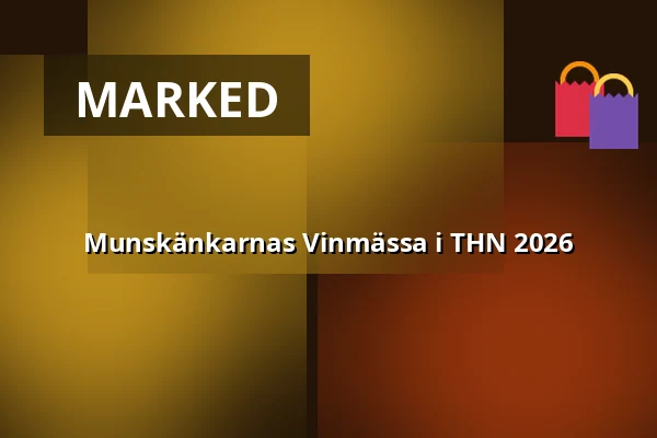 Munskänkarnas Vinmässa i THN 2026 — NOVA Arena, Trollhättan