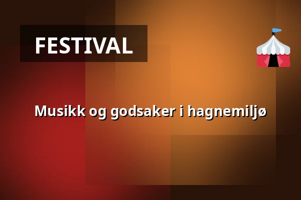 Musikk og godsaker i hagnemiljø — Ringvägen 44, Vuollerim, Vuollerim