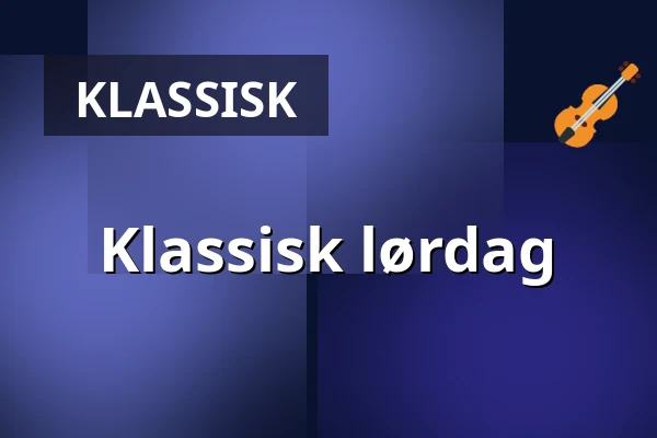 Klassisk lørdag — Wermland Opera Onumrerad, Karlstad