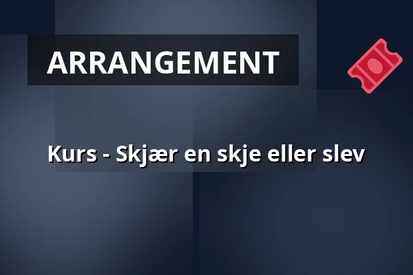 Kurs - Skjær en skje eller slev — Sörmlands museum, Nyköping