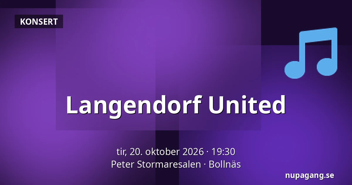 Langendorf United — Peter Stormaresalen, Bollnäs
