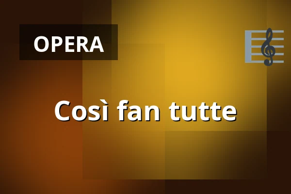 Così fan tutte — Bräcke Folkets hus, Bräcke