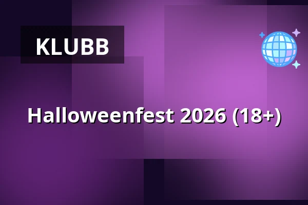 Halloweenfest 2026 (18+) — Nöjesfabriken, Karlstad