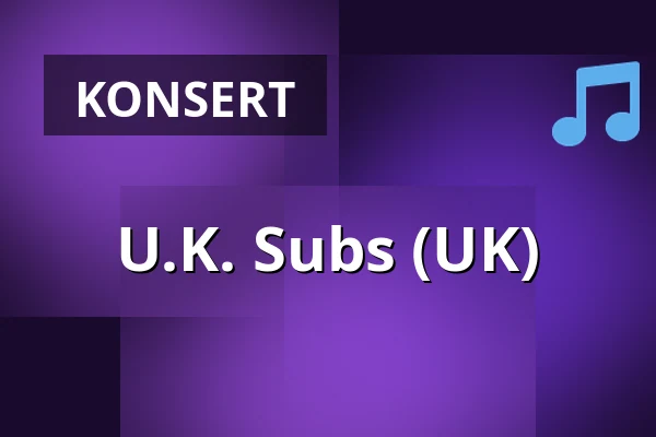 U.K. Subs (UK) — Parksnäckan, Uppsala