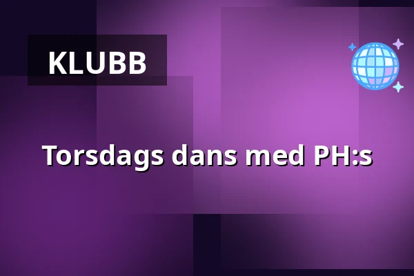 Torsdags dans med PH:s — Ekebo nöjescentrum, Munka Ljungby