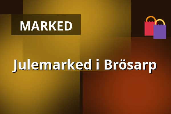 Julemarked i Brösarp — Brösarps bygdegård, Brösarp