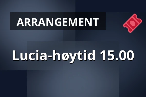 Lucia-høytid 15.00 — Nacka kyrka, Nacka