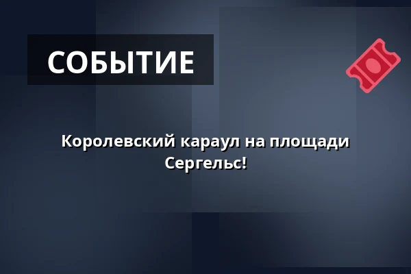 Королевский караул на площади Сергельс! — På Sergels torg, Стокгольм