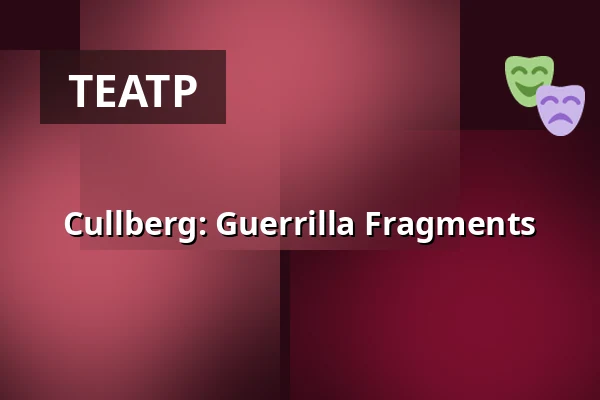 Cullberg: Guerrilla Fragments — På Sergels torg, Стокгольм