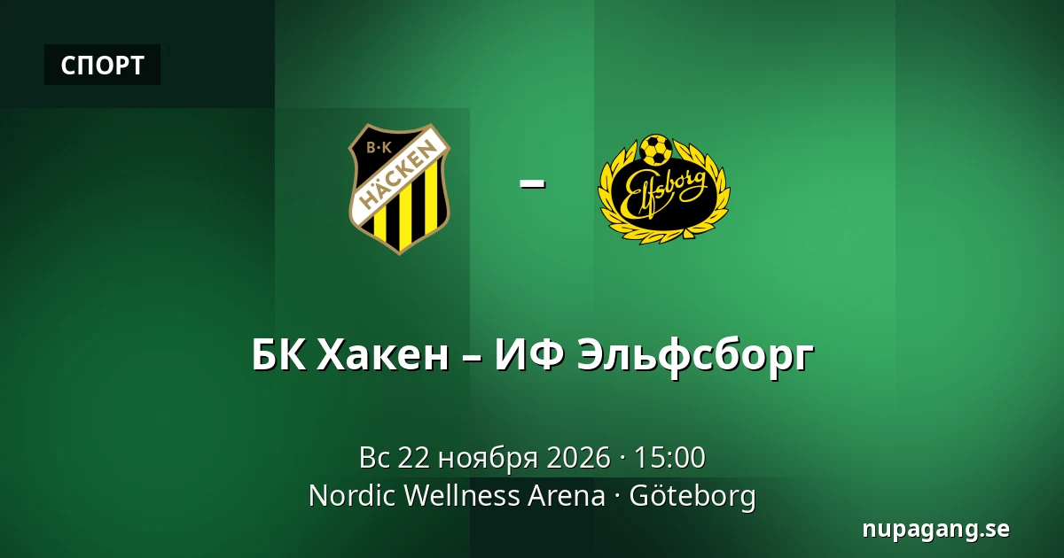БК Хакен – ИФ Эльфсборг — Nordic Wellness Arena, Гётеборг