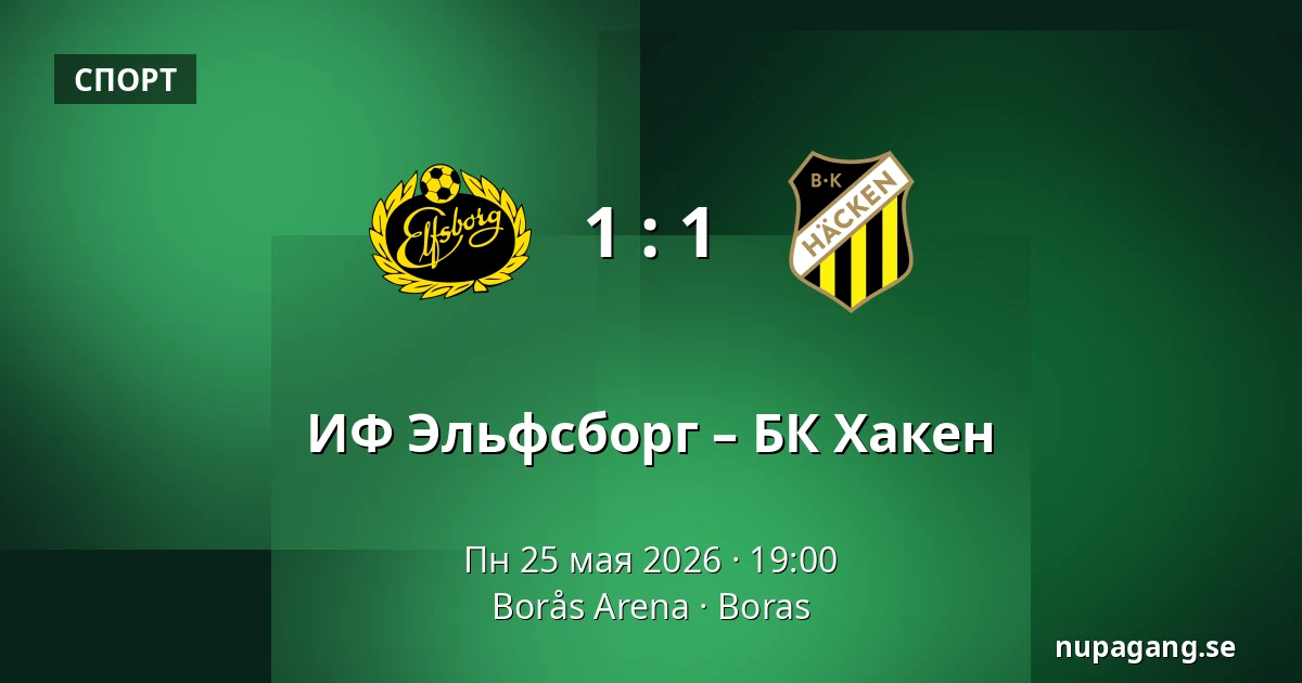 ИФ Эльфсборг – БК Хакен — Borås Arena, Boras