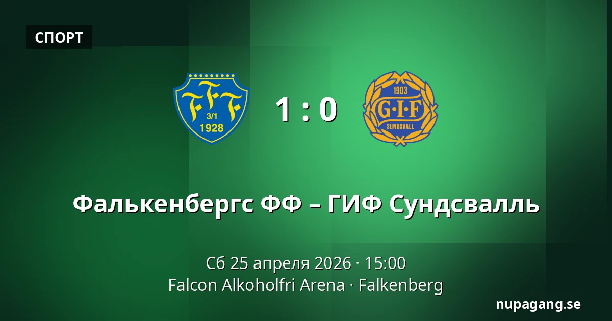 Фалькенбергс ФФ – ГИФ Сундсвалль — Falcon Alkoholfri Arena, Falkenberg