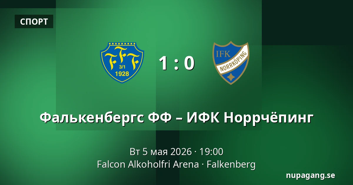 Фалькенбергс ФФ – ИФК Норрчёпинг — Falcon Alkoholfri Arena, Falkenberg