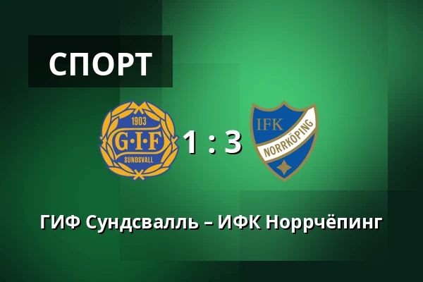 ГИФ Сундсвалль – ИФК Норрчёпинг — NP3 Arena, Sundsvall