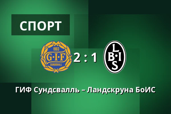 ГИФ Сундсвалль – Ландскруна БоИС — NP3 Arena, Sundsvall