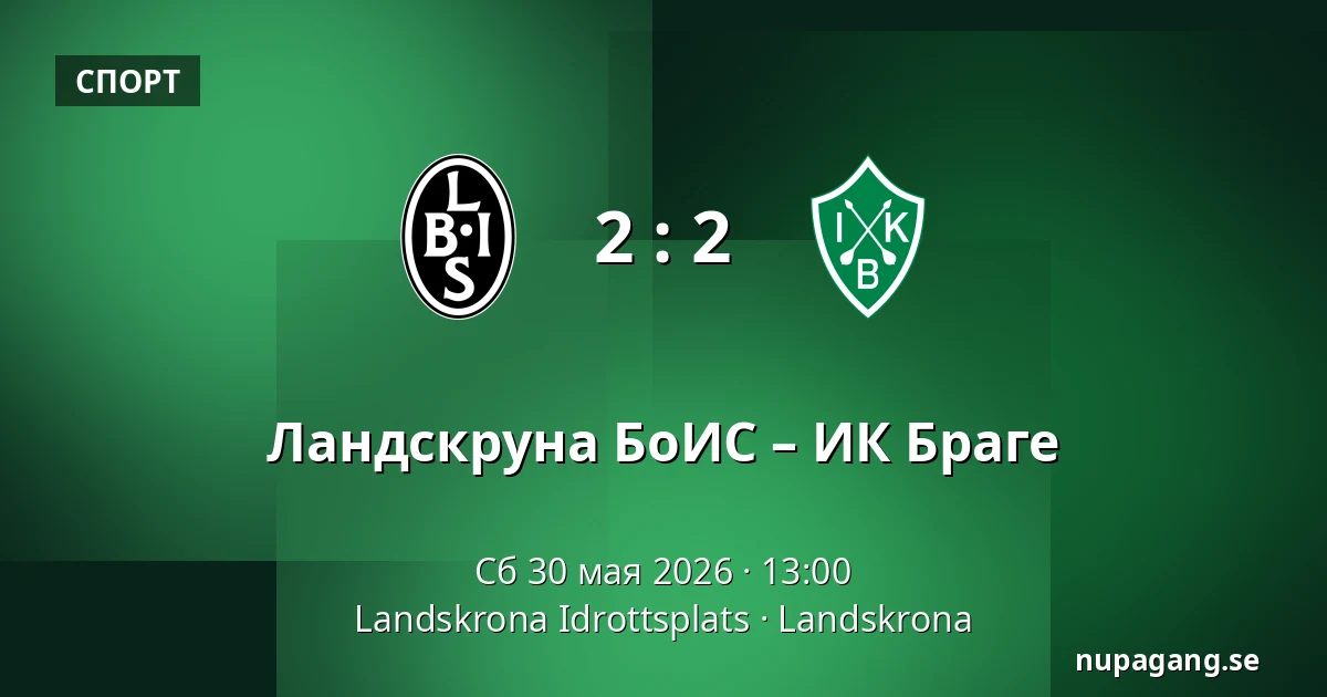 Ландскруна БоИС – ИК Браге — Landskrona Idrottsplats, Landskrona