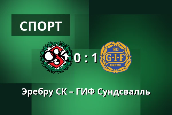 Эребру СК – ГИФ Сундсвалль — Behrn Arena, Örebro