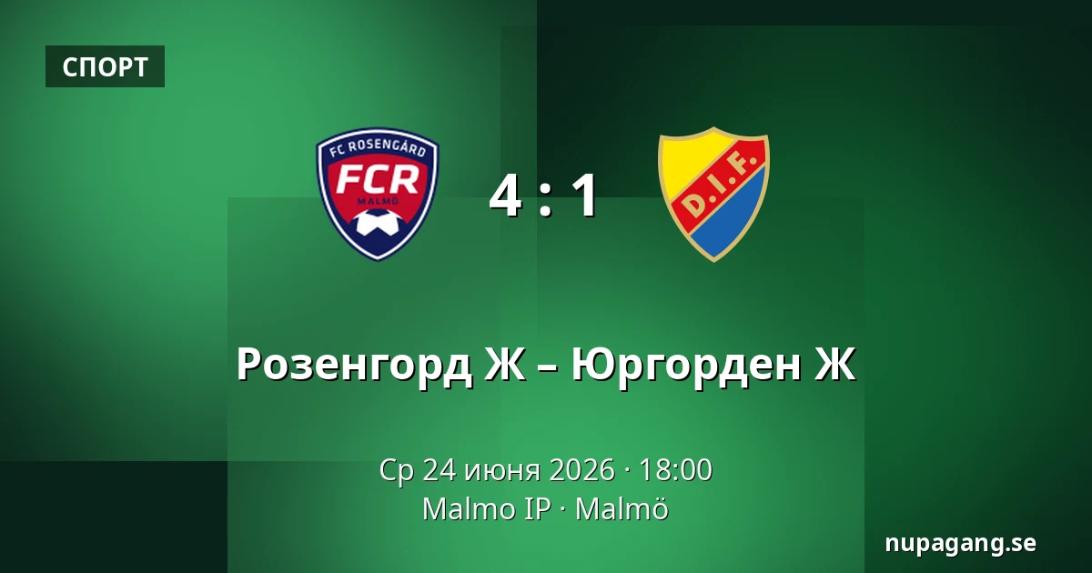 Розенгорд Ж – Юргорден Ж — Malmo IP, Мальмё