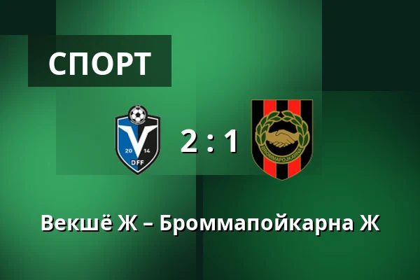 Векшё Ж – Броммапойкарна Ж — Spiris Arena, Växjö