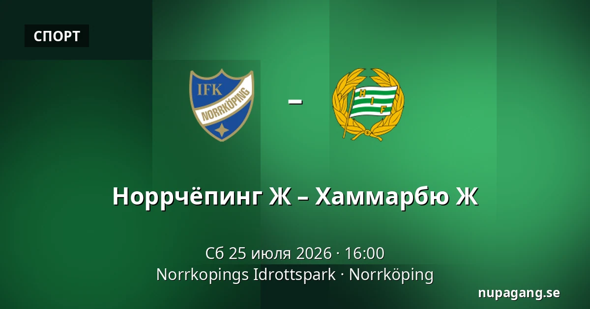Норрчёпинг Ж – Хаммарбю Ж — Norrkopings Idrottspark, Norrköping