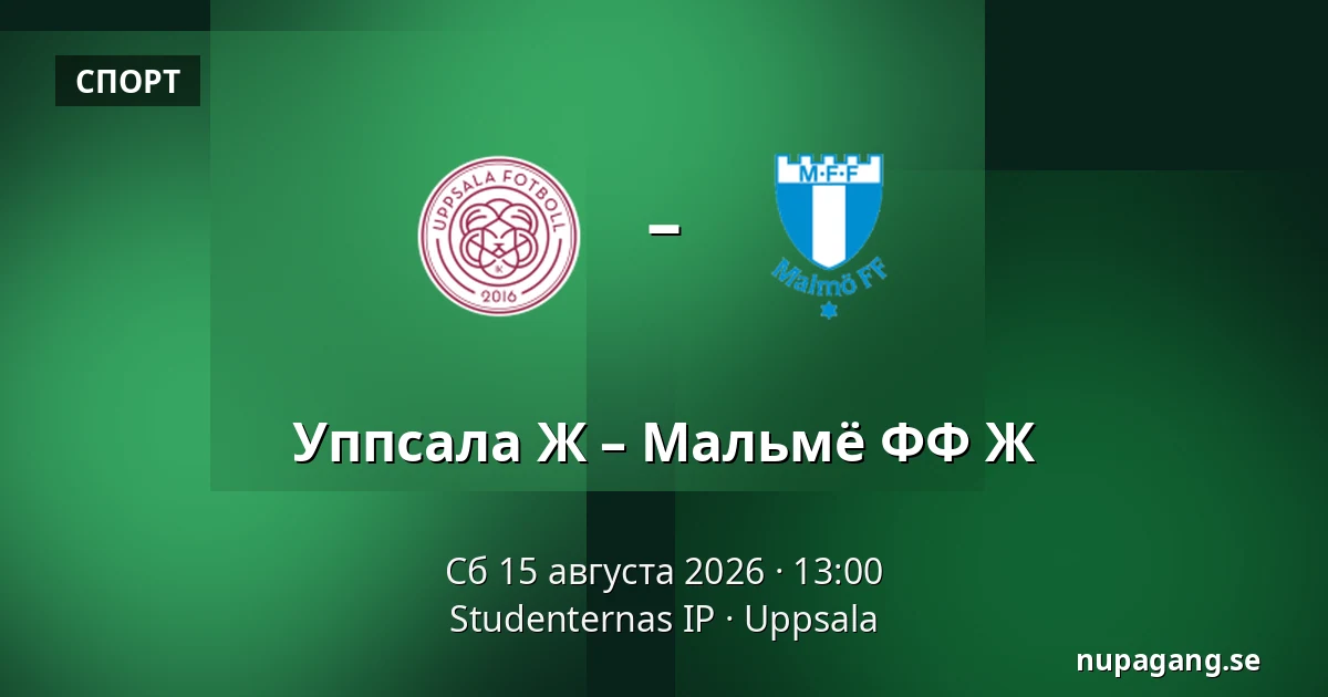 Уппсала Ж – Мальмё ФФ Ж — Studenternas IP, Uppsala
