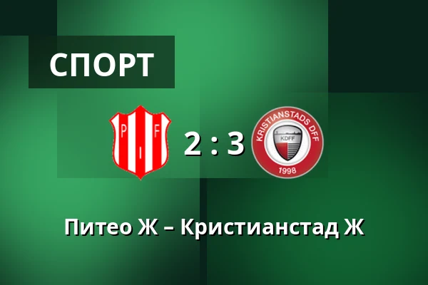 Питео Ж – Кристианстад Ж — LF Arena, Piteå