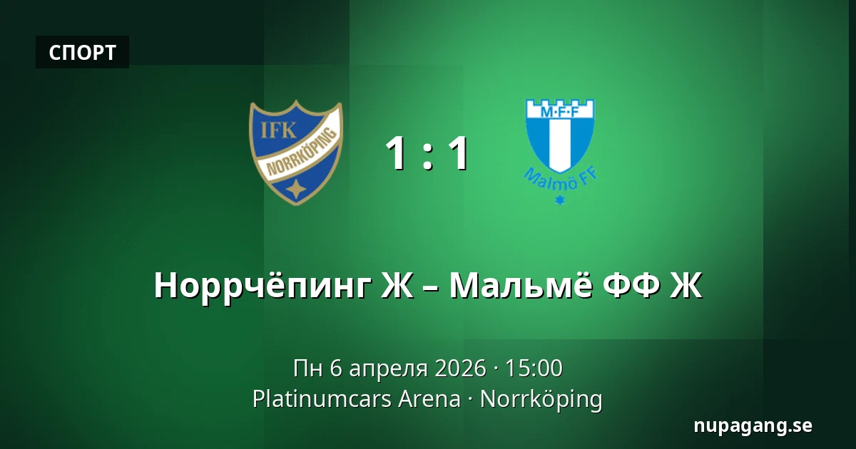 Норрчёпинг Ж – Мальмё ФФ Ж — Platinumcars Arena, Norrköping