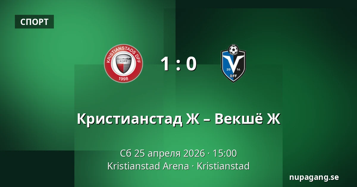 Кристианстад Ж – Векшё Ж — Kristianstad Arena, Kristianstad