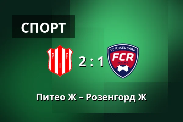 Питео Ж – Розенгорд Ж — LF Arena, Piteå
