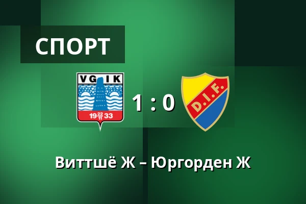 Виттшё Ж – Юргорден Ж — Vittsjo, Vittsjo