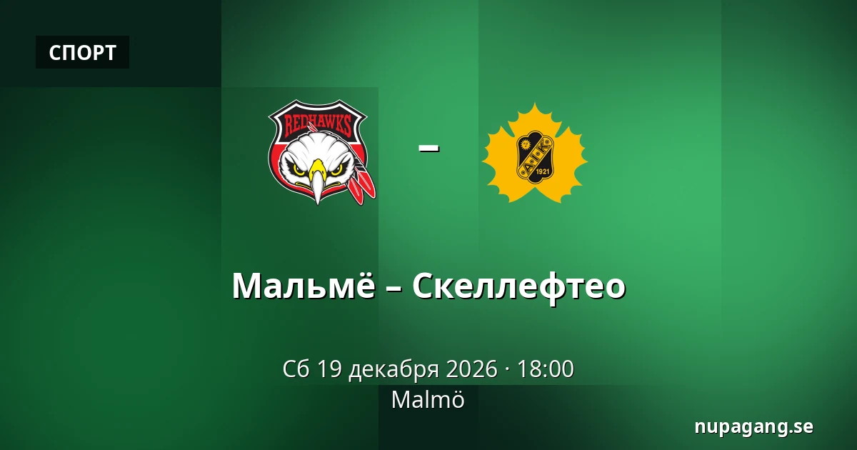 Мальмё – Шеллефтео — Мальмё