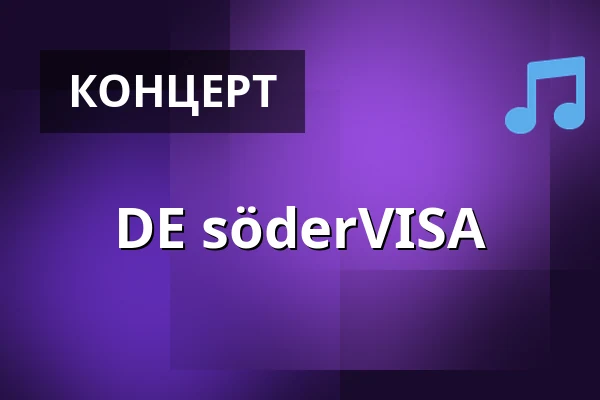 DE söderVISA — Musikhuset Scenen Nere, Gävle