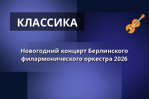 Новогодний концерт Берлинского филармонического оркестра 2026 — Kino 1, Lund