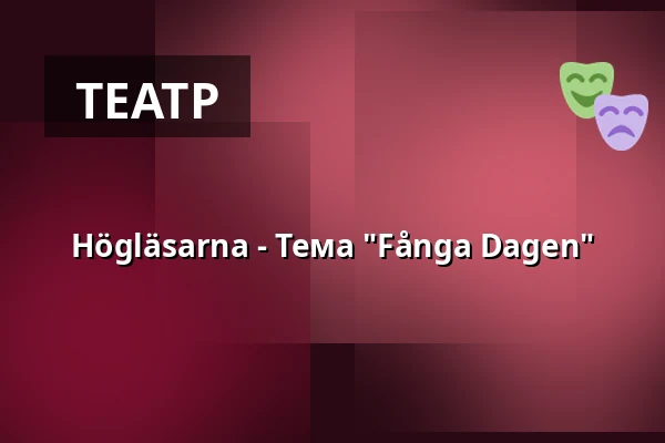 Högläsarna - Тема "Fånga Dagen" — Sergels torg, Стокгольм