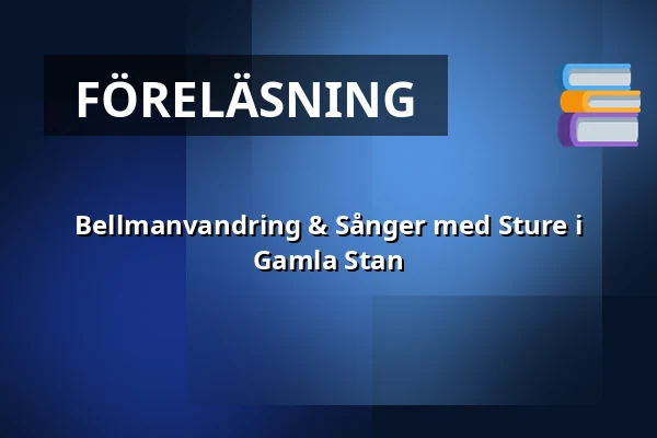 Bellmanvandring & Sånger med Sture i Gamla Stan — Järntorget in Gamla Stan at Evert Taube Statue, Stockholm