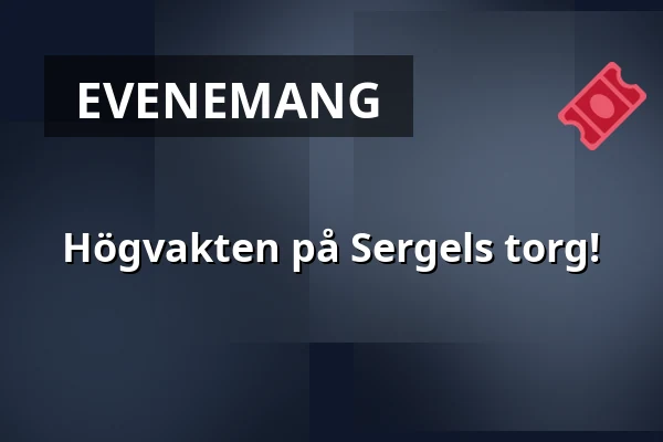 Högvakten på Sergels torg! — På Sergels torg, Stockholm