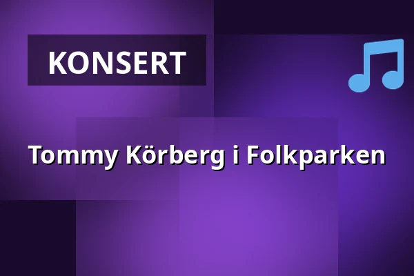 Tommy Körberg i Folkparken — Djurönäset, Djurhamn
