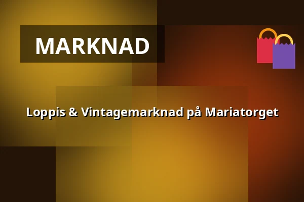 Loppis & Vintagemarknad på Mariatorget — Mariatorget, Stockholm